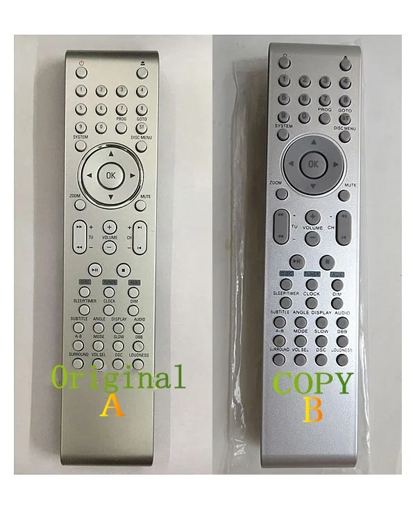 CN-KESI новые замененные изделия PRC502-02 для Philips MCD708 MCD700 MCD702 MCD703 Mcd755 MCD305 MCD300 DVD дистанционное управление - Цвет: A(original)