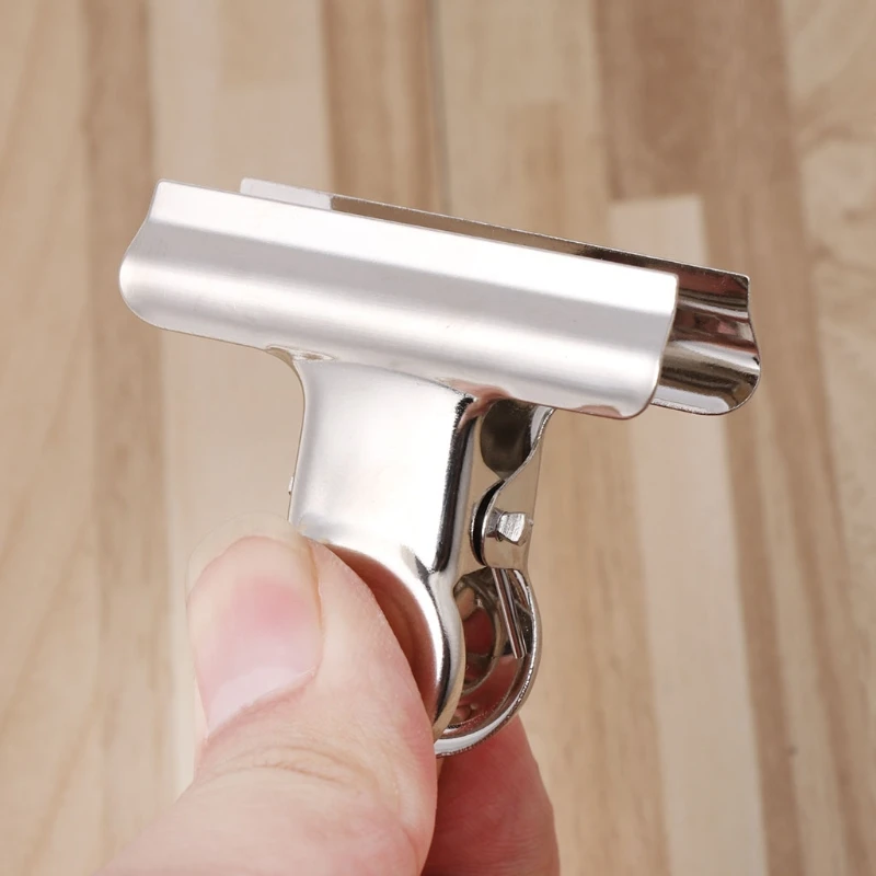 Новинка 2020 металлический зажим для бульдога упаковщик еды офисной бумаги