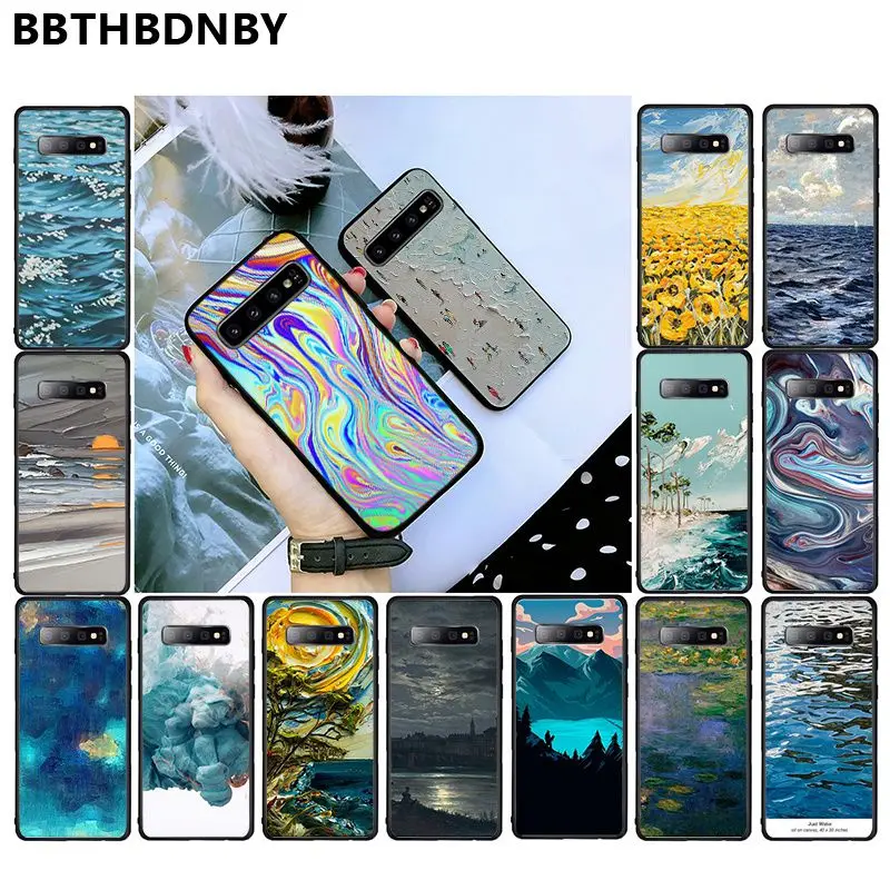 Чехол для телефона картина маслом новинка чехол Fundas samsung S10 S9 plus S6 edge S7edge S8plus plus| |