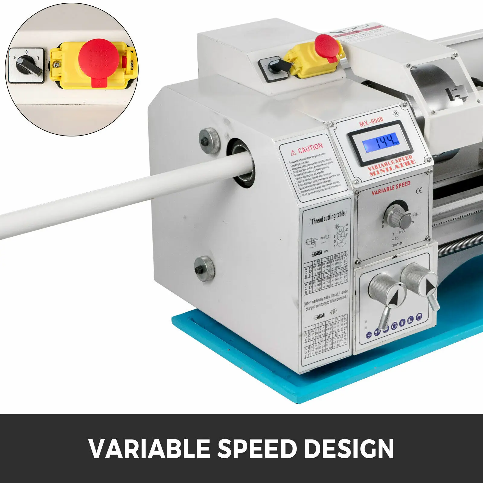 Токарный светодиодный НОК для металла 8 7x23 6 Дюймов | Инструменты
