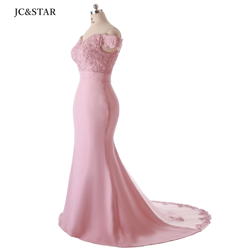 Длинное атласное вечерние русалки с V-образным вырезом открытыми плечами и