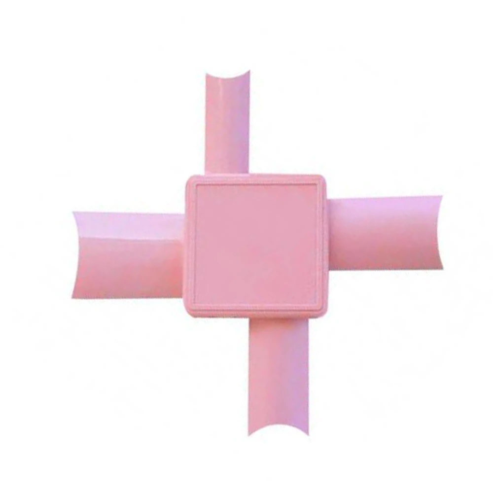 

French Nail Applicator Tip Dip Simple Reusable Compact Easy To Apply And Clean Pink ABS For Nail Polish Nail Art Manicure Tools