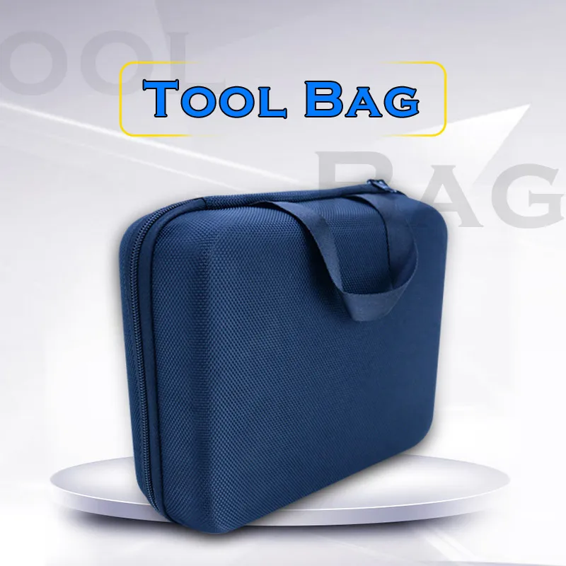 

Handheld Multimeter Storage Bag Shockproof Bag Test Leads Tool Box Carrying Zipper Case With Mesh Pocket Toolkit 22*18*6cm