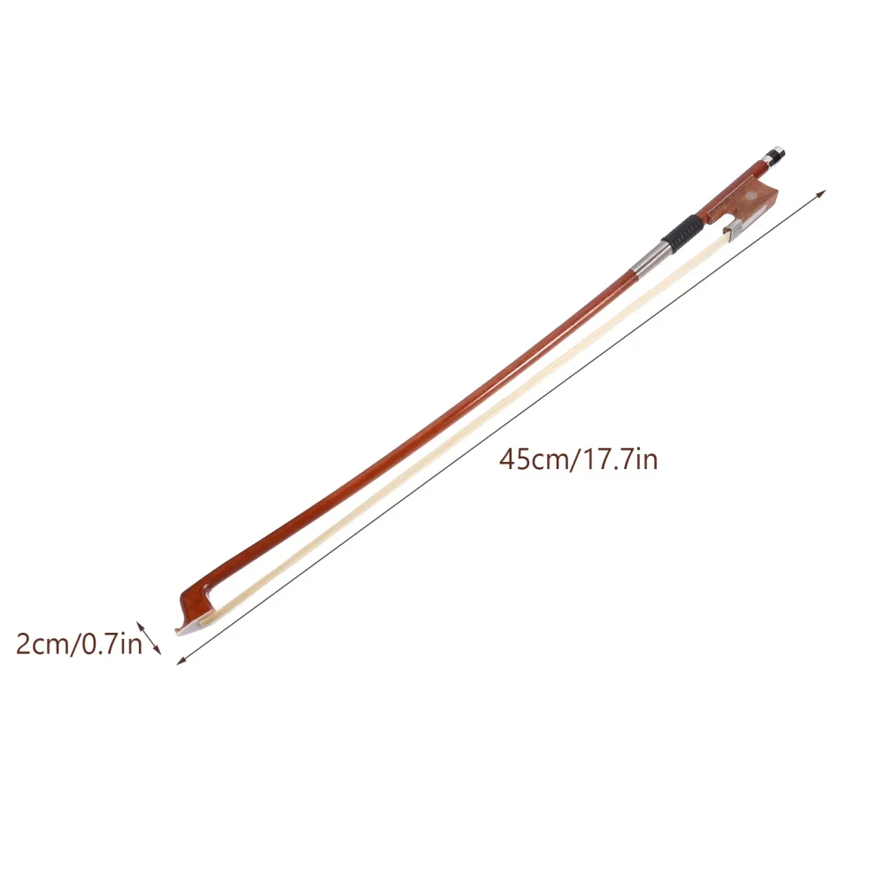

Violin Bow 1/2 Red Sandalwood Violin Bow Violin Sturdy Durable Practice Supply