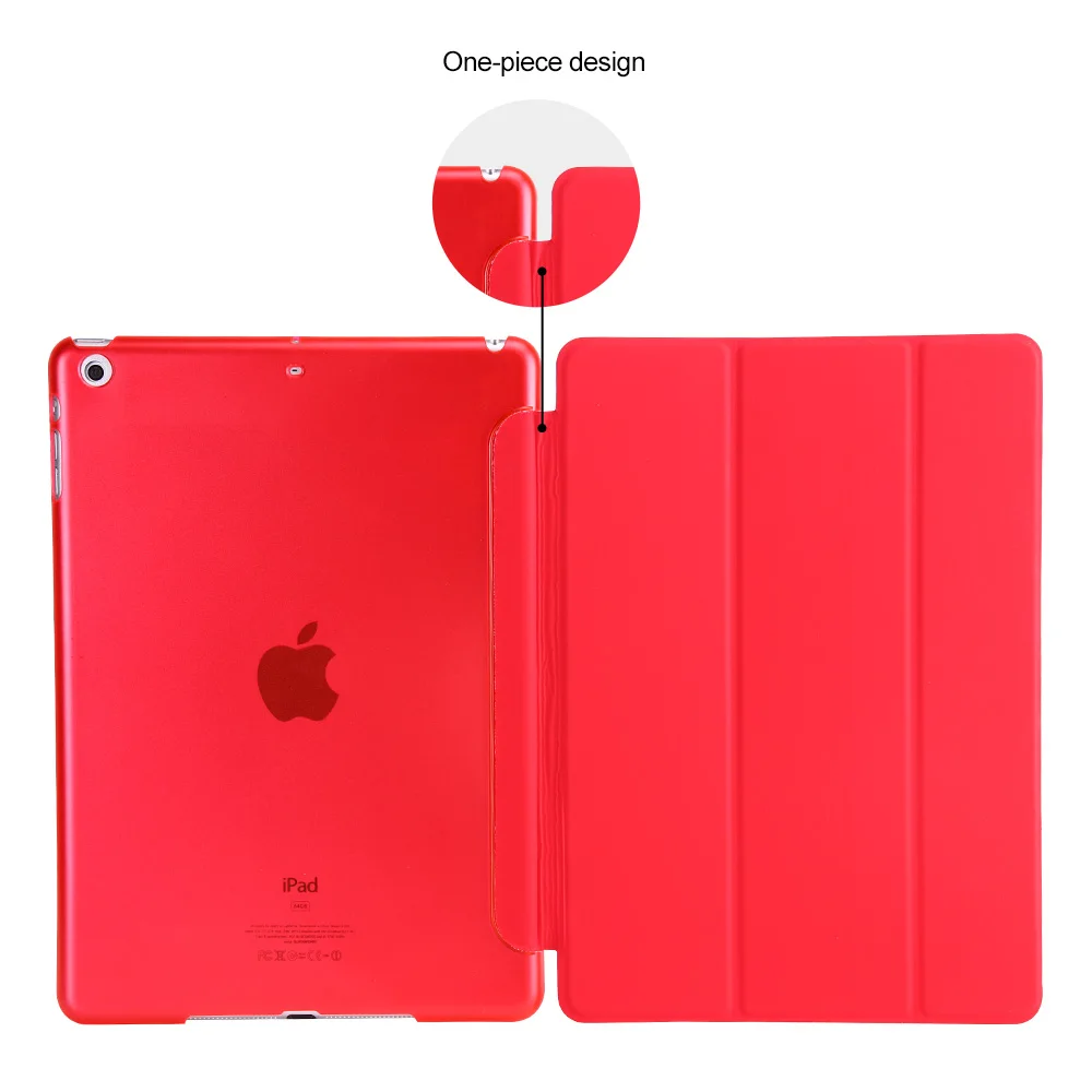 Для Apple новый iPad 9 7 дюймов 2017 &amp 2018 Sleeping Wakup Сверхтонкий кожаный смарт-чехол для A1822