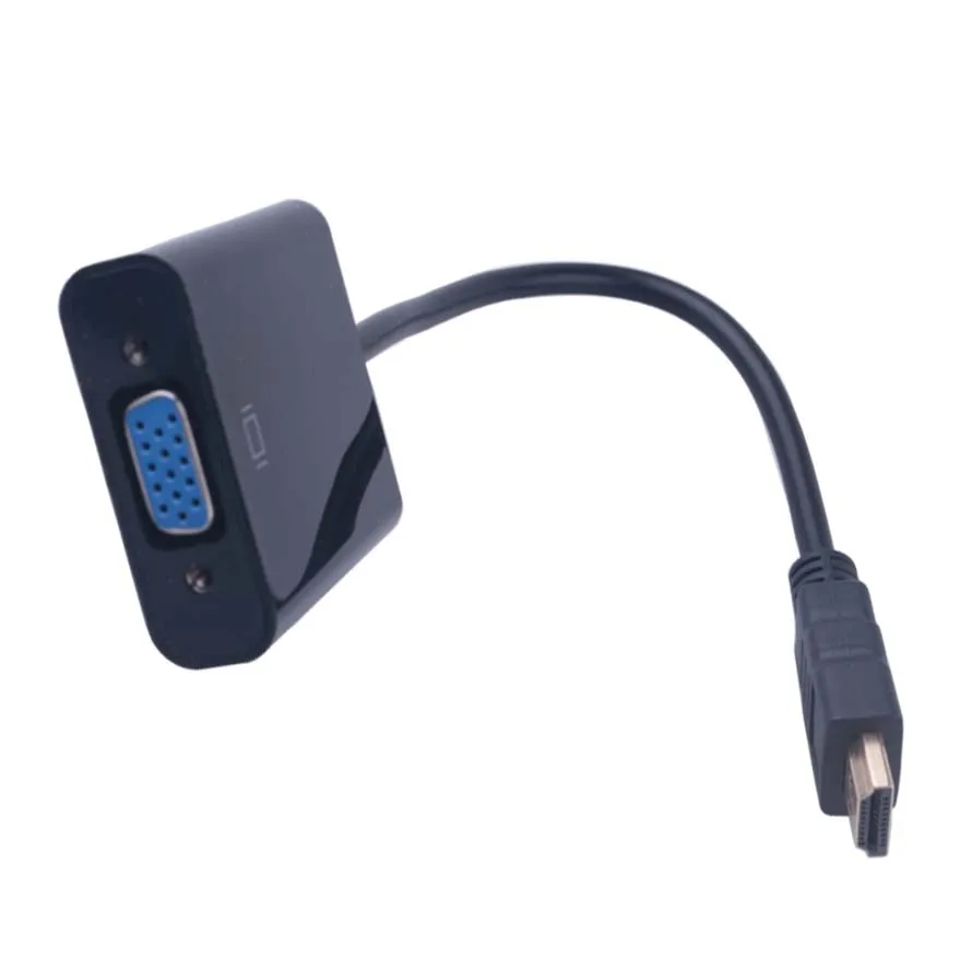 Кабель-преобразователь 1080P с цифровым на аналоговый HDMI-совместимый VGA-адаптером