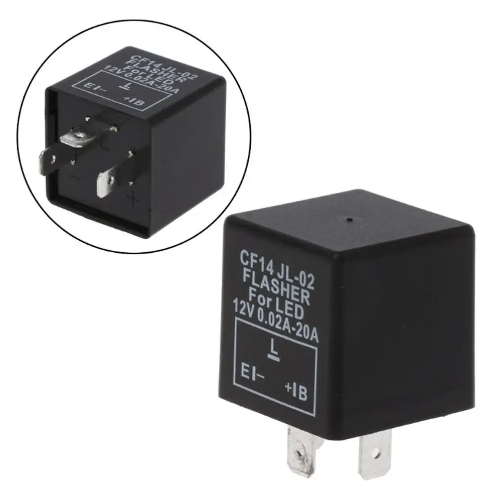 Светодиодное реле с 3 контактами 12 В для автомобилей и мотоциклов электронное