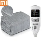 Бархатное одеяло Xiaomi Mijia с электрическим подогревом, 4 режима, контроллер температуры, комнатное электрическое одеяло, коврик
