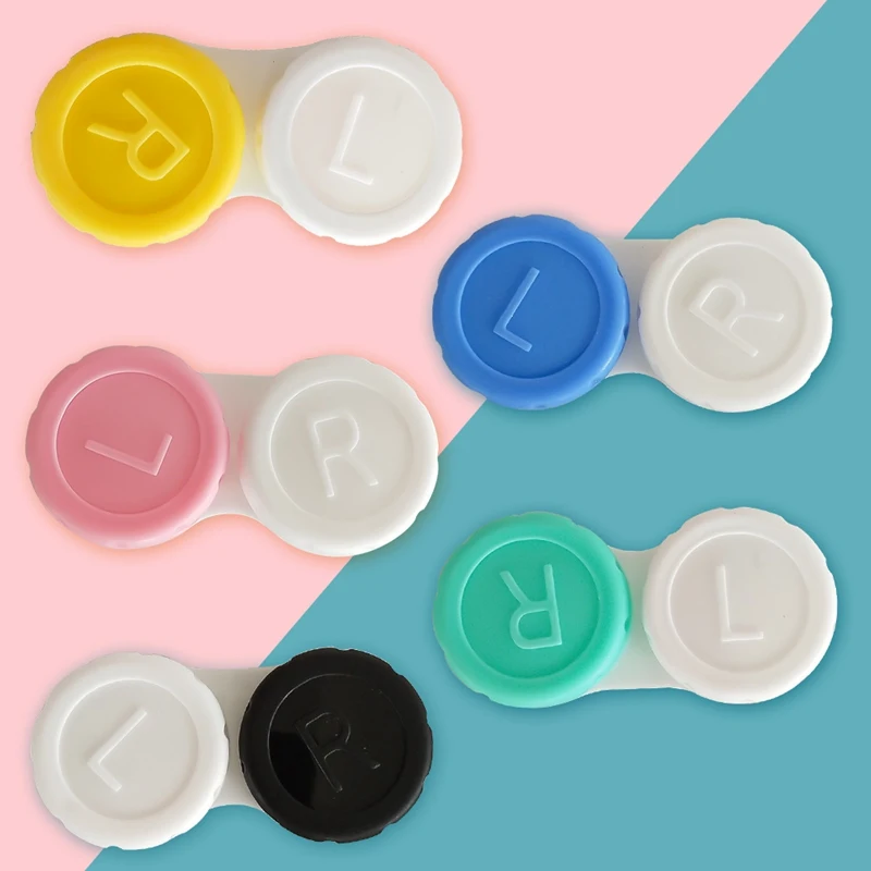 Футляр для контактных линз L + R контейнер хранения косметический футляр глаз