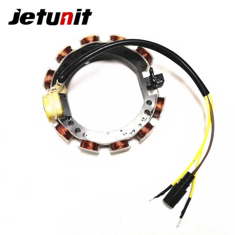 JETUNIT подвесной Запчасти узел статора 4Cyl 9Amp для Johnson Evinrude 65-115HP 583340 583536 763767 173-3536