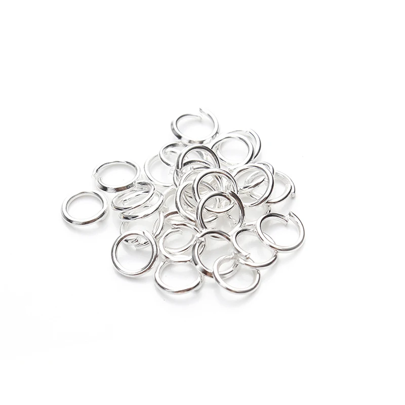 

200pcs/lot 4 5 6 8 10 12mm Jump Rings DIY Jewelry Making Connector Split Rings Jewelry Accessories Findings Supplies