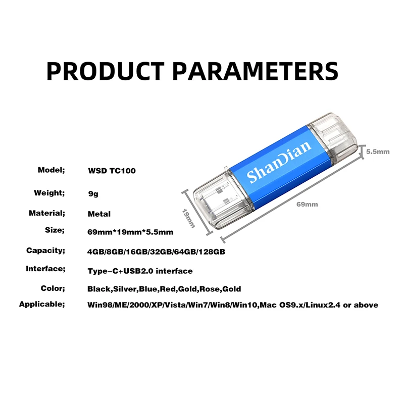 Горячая Распродажа JASTER OTG USB флеш накопитель Type C 512 ГБ 256 128 Гб 64 32 16 флешка 3 0 Флешка