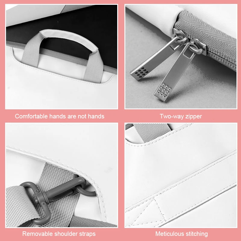 cartoon laptop bag waterproof computer case for macbook air pro 13 14 15 15 6 16 1 pu laptop hand bag for dell hp huawei xiaomi free global shipping