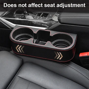 Car Cup Holder Seat Gap Organizer Storage Middle Box Auto Water Double Both Cup Drink Bottle Can Phone Keys Storage Holder Stand 3