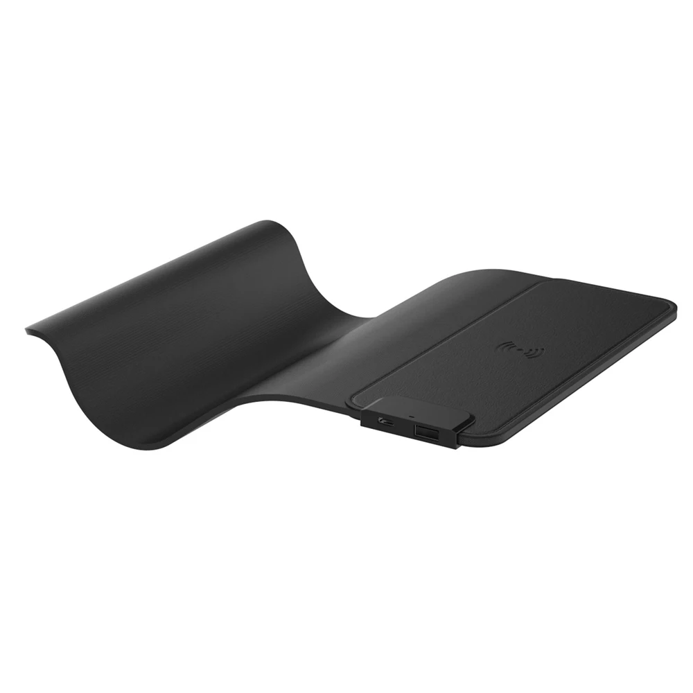 

QI Mouse Charger Wireless 15W Charger Rechargeable Mouse Pad USB Type-C Ports Charging Mat For iphone 12 12Pro 12proMax 12mini