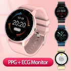 Смарт-часы унисекс, с функцией отслеживания активности, пульсометром, для Android и IOS, 2021