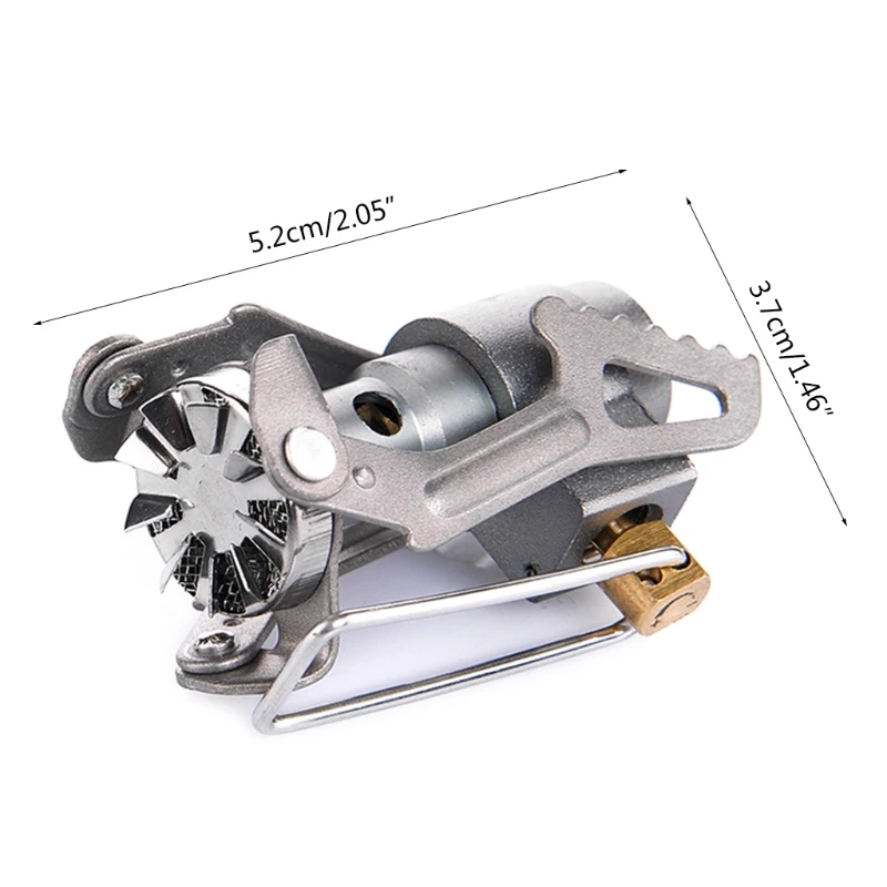 

Outdoor Picnic Gas Burner Portable Pocket Folding Camping Mini Stove Hiking Cooking Tools