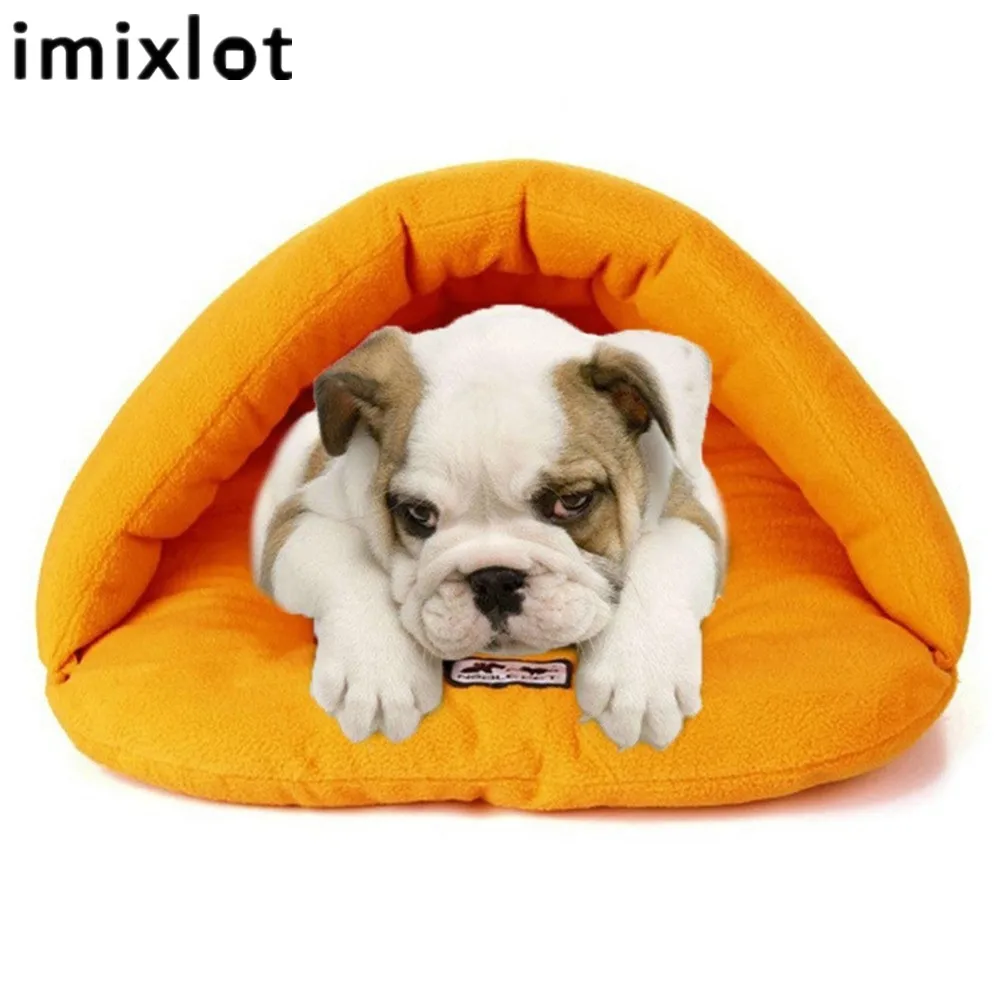 Imixlot полярная флисовая зимняя теплая кровать для домашних животных маленьких