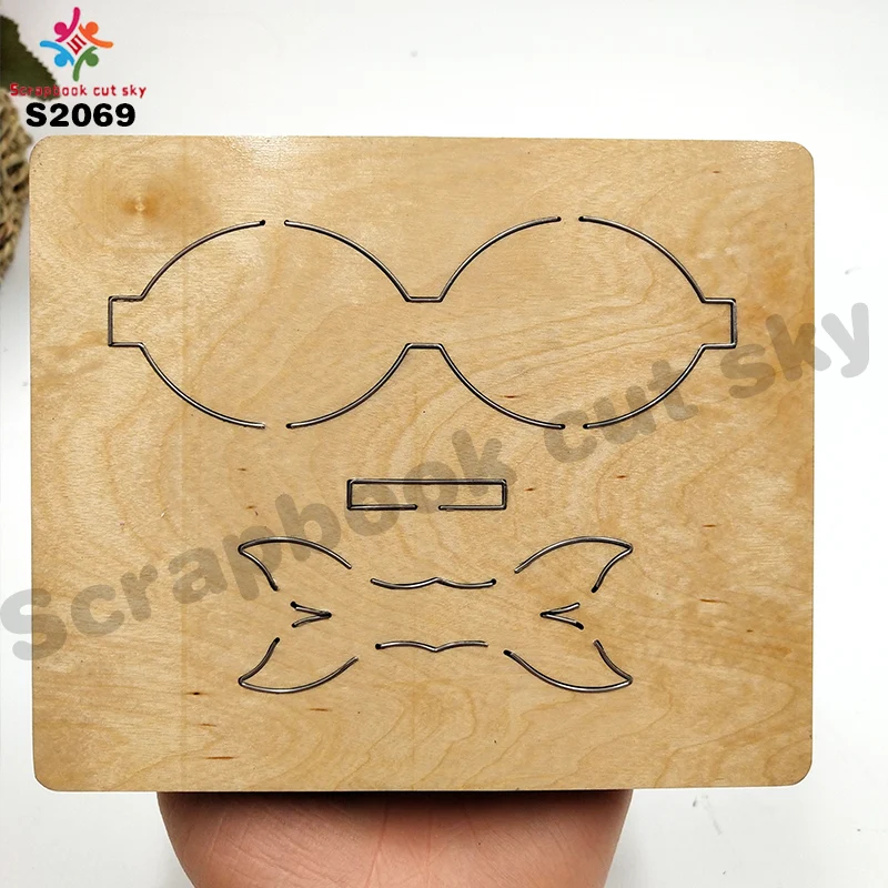 

BOW-S2069 cutting dies and steel wood dies compatible with most machines scrapbook cut sky
