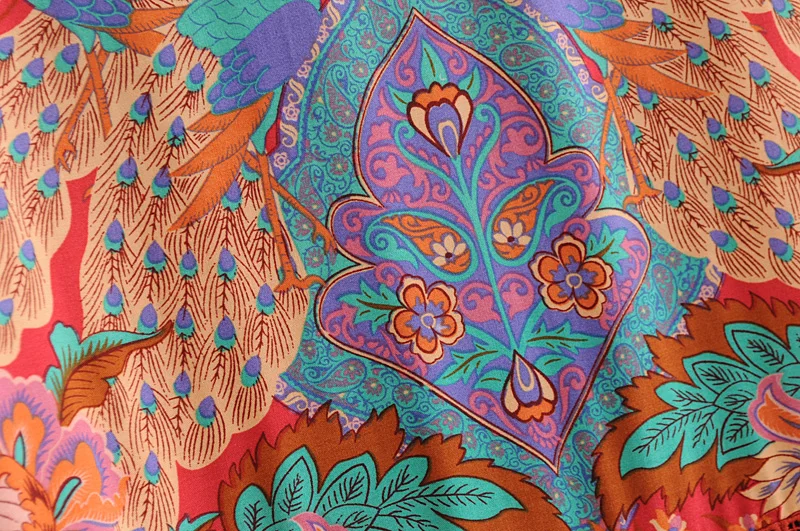 Boho Queens каштановых женская обувь с цветочным принтом на шнуровке блуза Женские