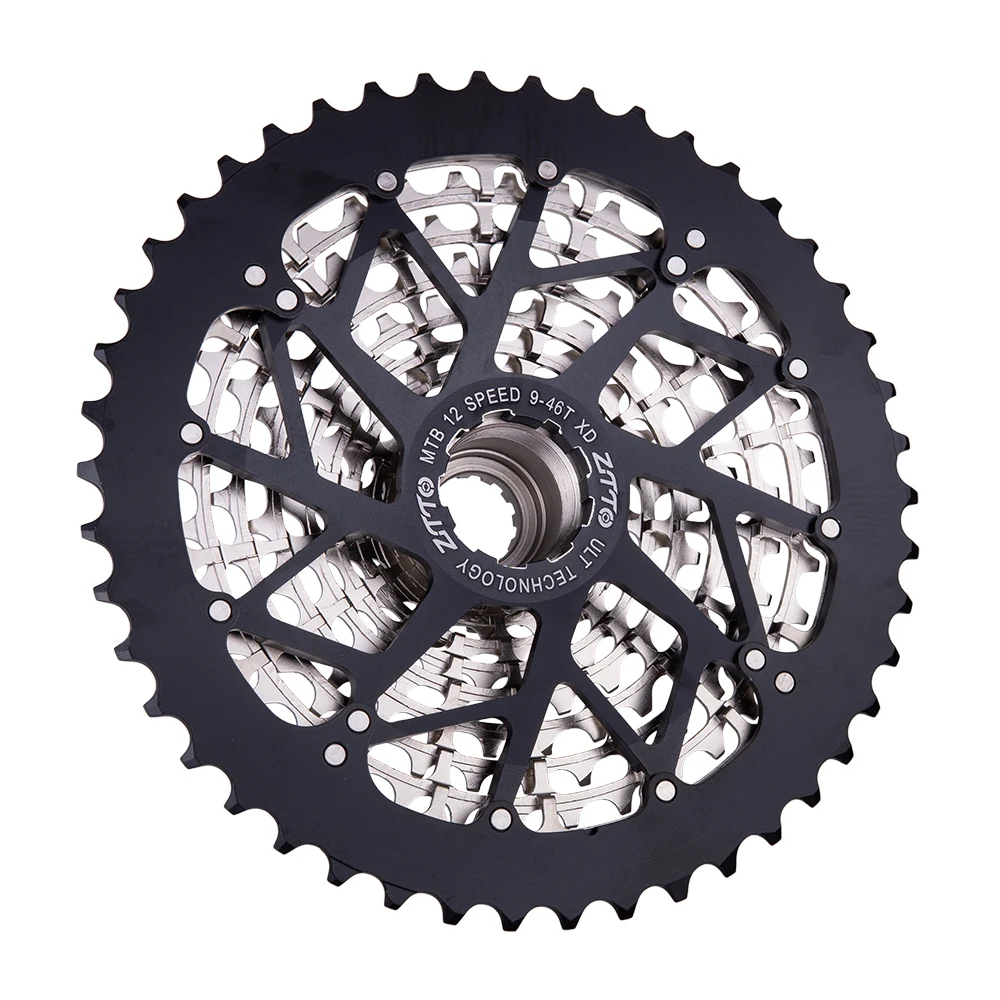 Кассета ZTTO ULT 12 Скоростей 9 46T MTB XD кассета Ультралегкая 363 г стальная прочная