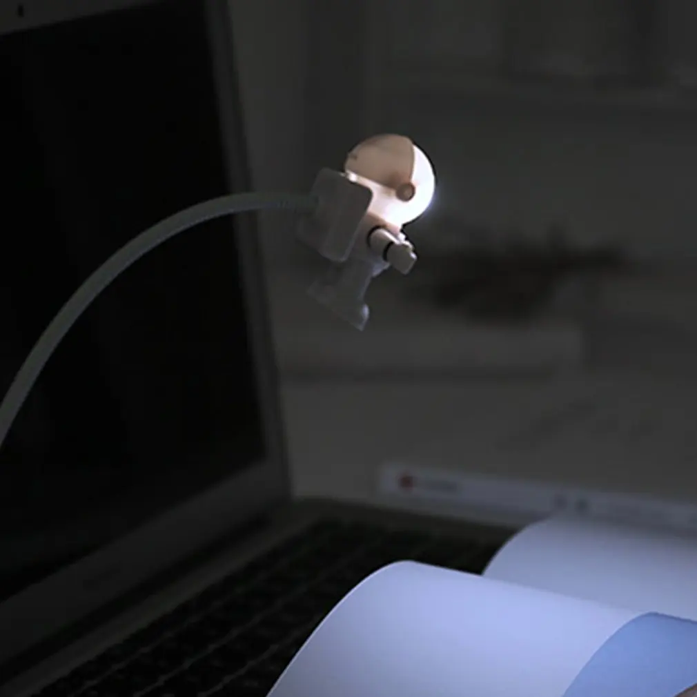 

Creative Astronaut Flexible LED USB Night Light LED Light For Kids Toy Portable PC Laptop reading Flexo-Lamp Night Light