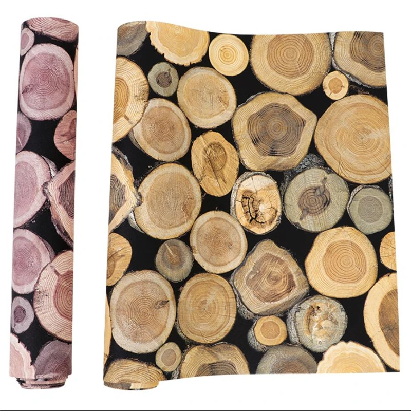 Обои wellyu в китайском винтажном стиле с имитацией древесины деревянные обои