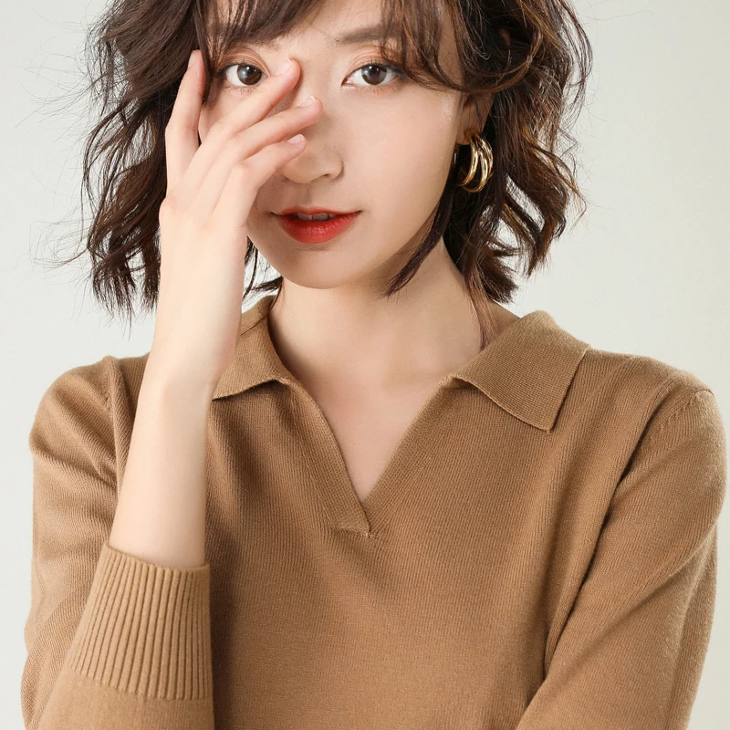adohon 2019 woman winter 100% Cashmere sweaters and autumn knitted Pullovers High Quality Warm Female thickening Turn-down neck | Женская