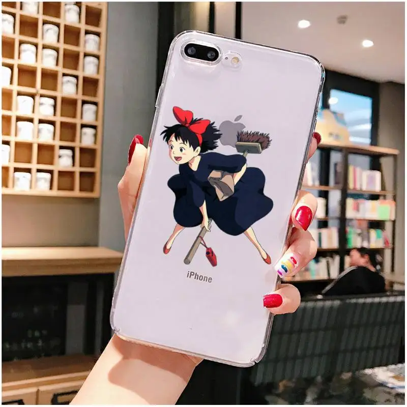 

Kiki's Delivery Service Phone Case For iPhone X XS MAX 6 6s 7 7plus 8 8Plus 5 5S SE 2020 XR 11 11pro max Clear funda Cover