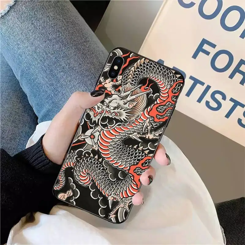 

Dragon art aesthetics Phone Case for iPhone 11 12 pro XS MAX 8 7 6 6S Plus X 5S SE 2020 XR mini