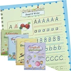 Учебник для обучения английской живописи, многоразовая книга, Детская тетрадь для каллиграфии, письма, Детская английская буква, игрушка