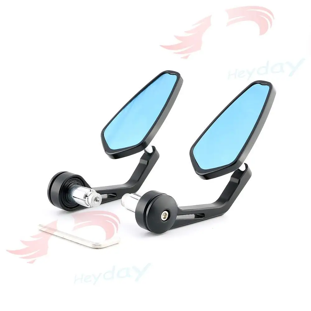 

22mm 7/8" Universal Motorcycle Handle Bar End Rearview Side Mirrors For CBR600 1000RR Ninja ZX-6R 9R 10R YZF R1 R6 GSXR600/750