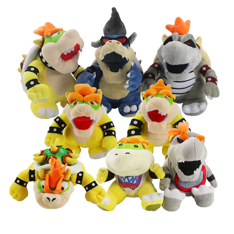 Плюшевые игрушки Bowser JR 3D Land Dragon Koopa Troopa рождественский подарок для детей 18-31 см |