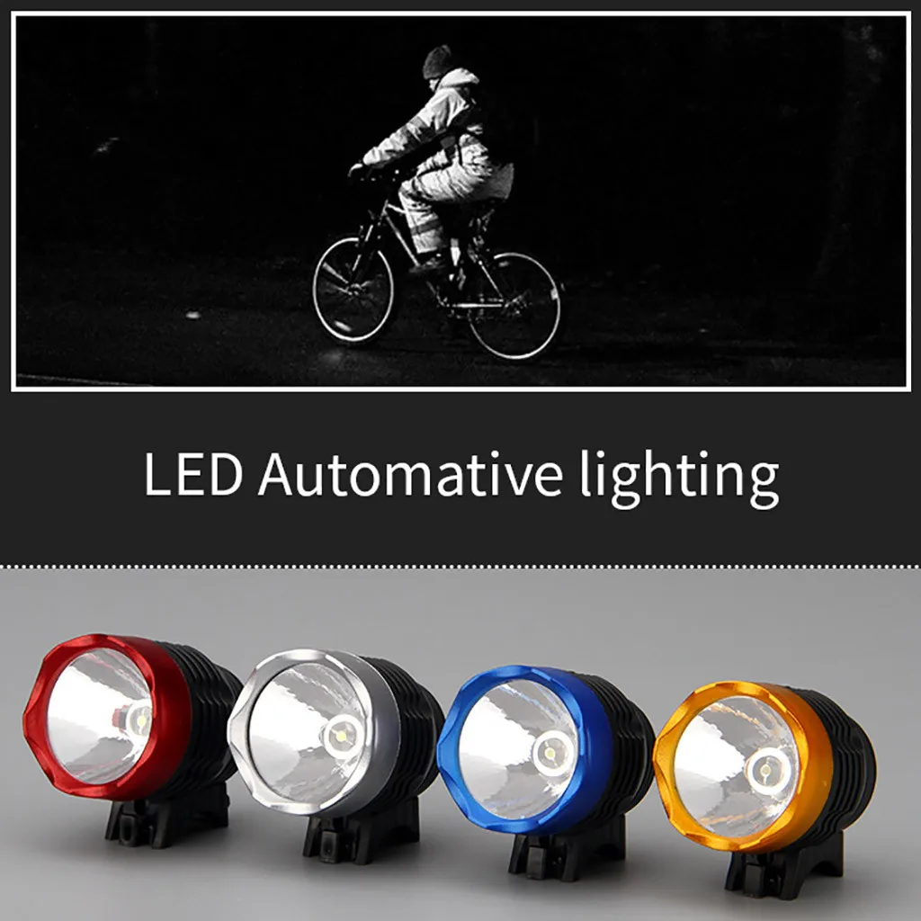 Велосипедный светодиодный 3 режима передний Фонарь налобный фонарь Налобный