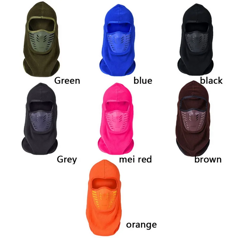 

Plus Velvet Super Warm Balaclava Helmet Riding And Windproof Protective Ear Cap New Fashion Winter Men Breathable Beanies