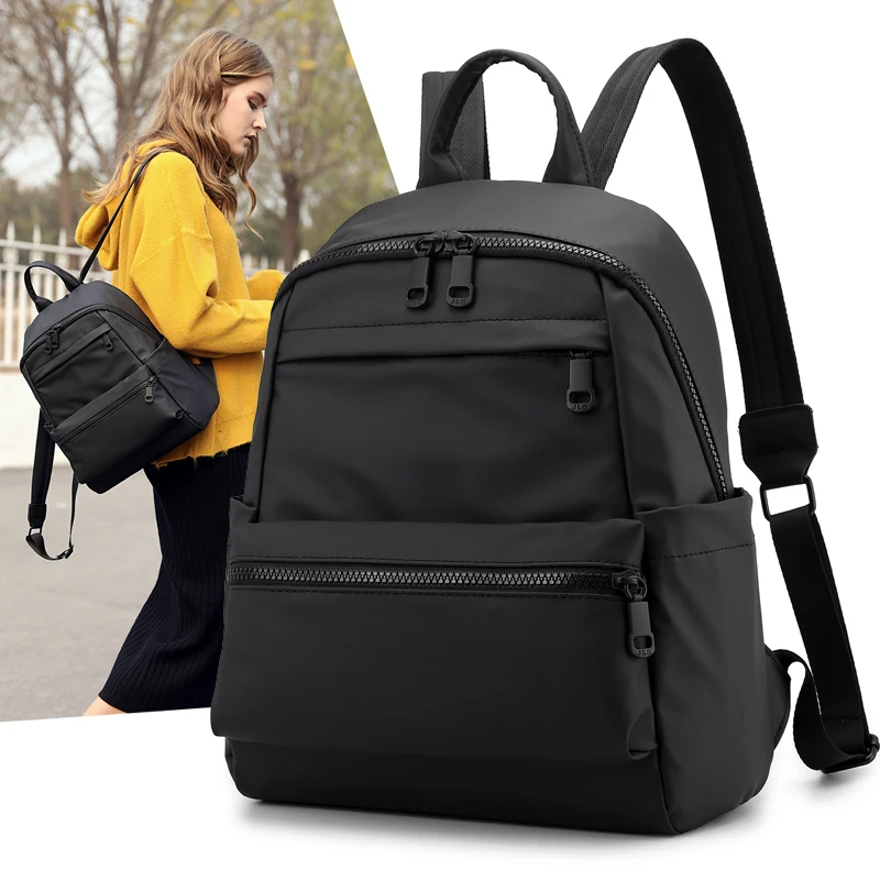 Женский рюкзак нейлоновая повседневная школьная сумка для подростков девочек