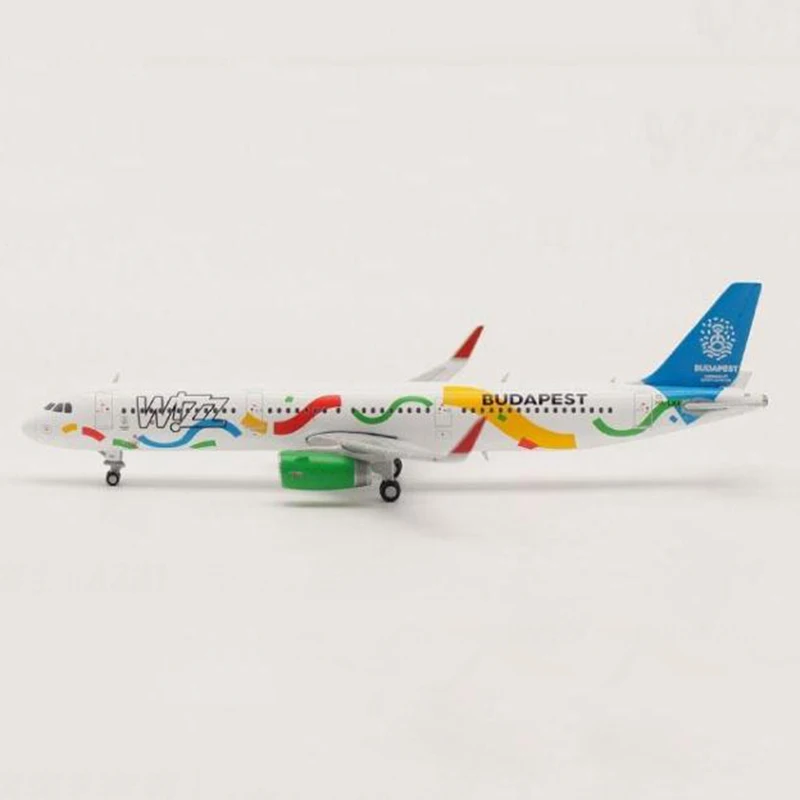 1:400 масштаб Airbus A321 WIZZ венгерские авиалинии сплав самолетов модели самолета самолет дисплей Модель Коллекционная игрушка
