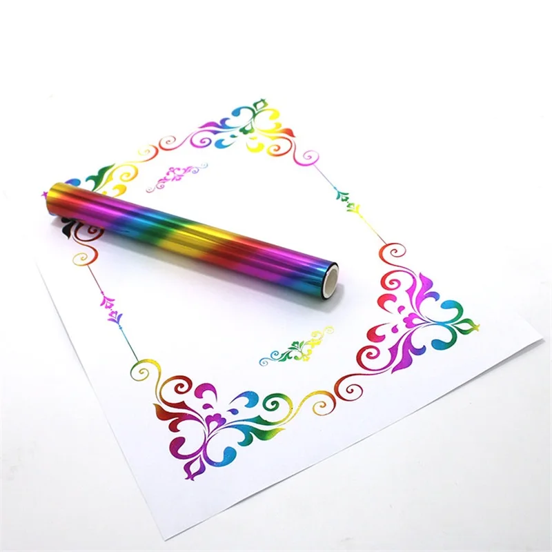 Золотая фольга для горячего тиснения 5 м х 1 рулон с лазерным принтером и тонером