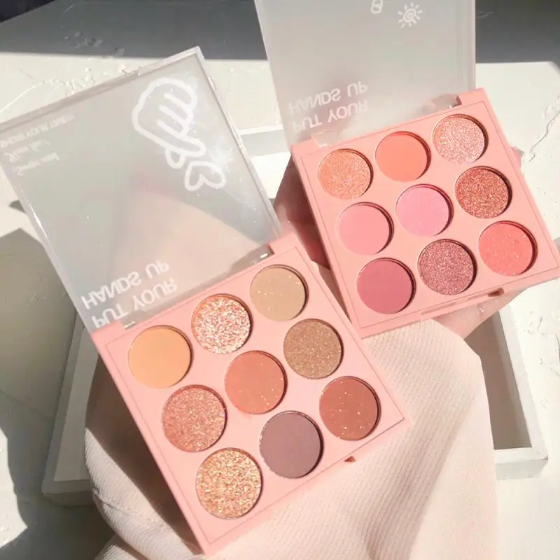 9 цветов макияж модные тени для век палитра набор долговечные водонепроницаемые