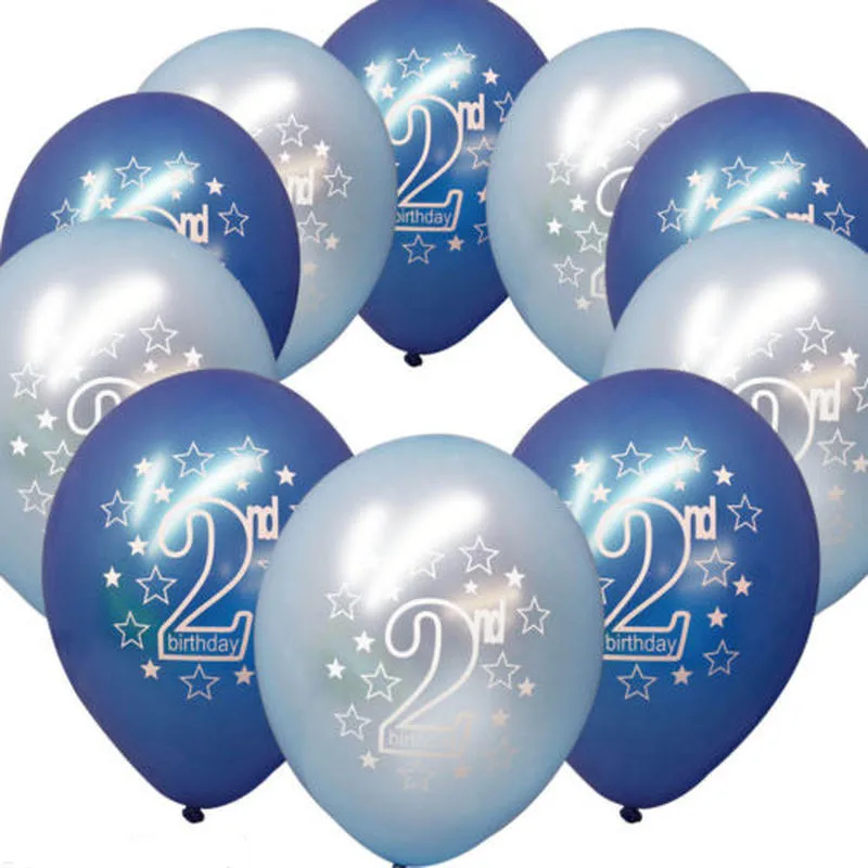 10 шт. Детские латексные воздушные шары на первый день рождения для девочек и