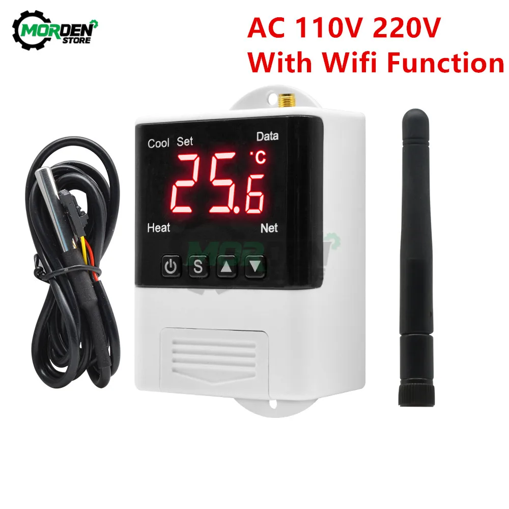 Терморегулятор DTC1200 DTC2210 DTC1110 110 В переменного тока 220 цифровой Wi Fi термостат