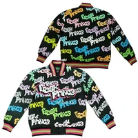 bg american football jacket 14 fresh prince jazzy jeff fresh prince satin jacket embroidery sewing outdoor exercise coat flower