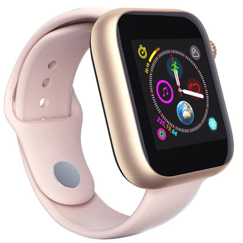 pink Z6S Детские умные часы для мужчин и женщин, измерение сердечного ритма SIM, Bluetooth, телефон, часы, смарт-браслет, Спящая камера, умные часы, русский язык - Цвет: pink