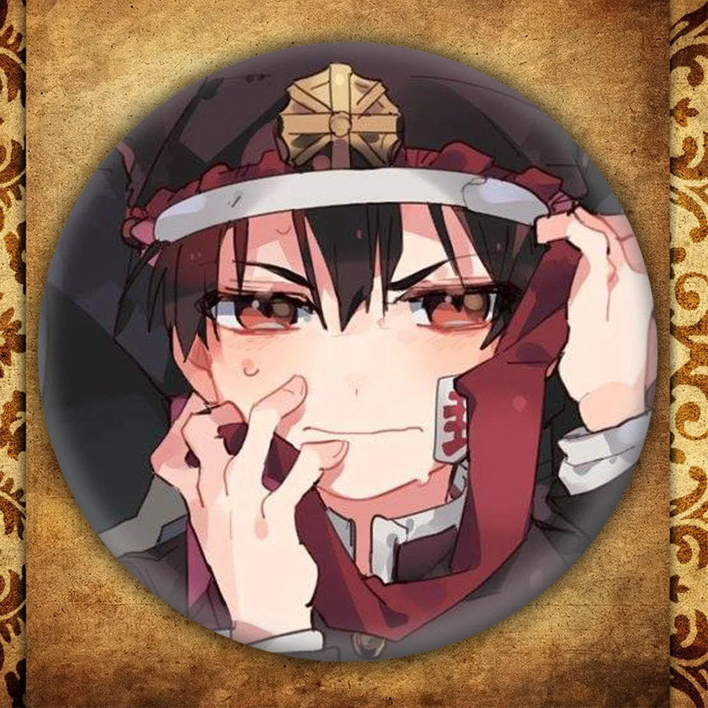 20 см аниме Jibaku Shounen Hanako kun x Yashiro Nene Симпатичные значки Pin 6 штук школьный рюкзак