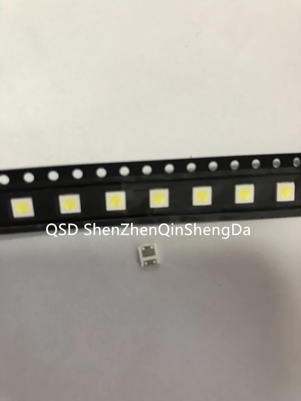 1000 шт 2W 6V 3535 UNI TV подсветка светодиодный SMD диоды холодный белый ЖК Телевизор Televisao
