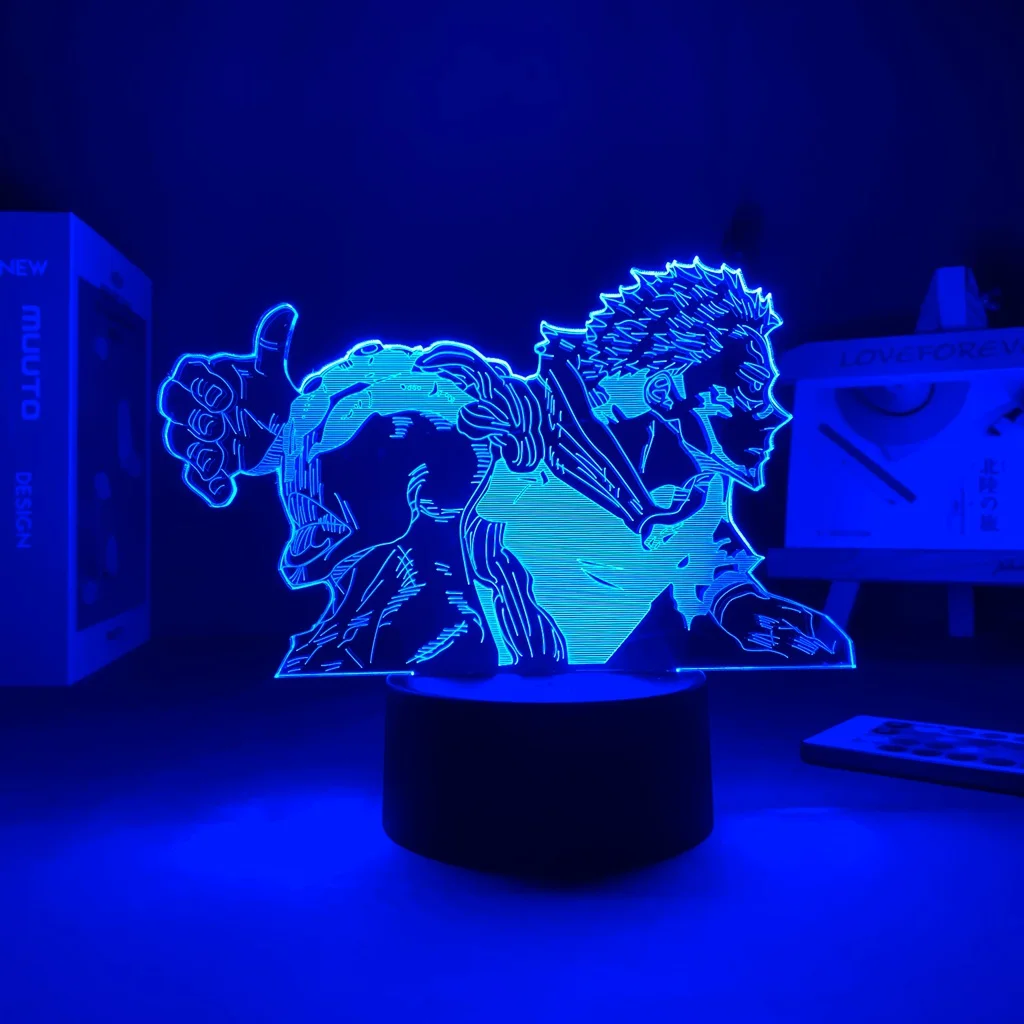 

Anime Lamp Jujutsu Kaisen Gojo Satoru Figure 3D Night Light for Kids Bedroom Decor Nightlight Manga Cool Gift Child Table Lamp