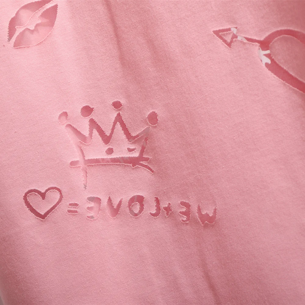 Женская свободная футболка с коротким рукавом черная или розовая Повседневная