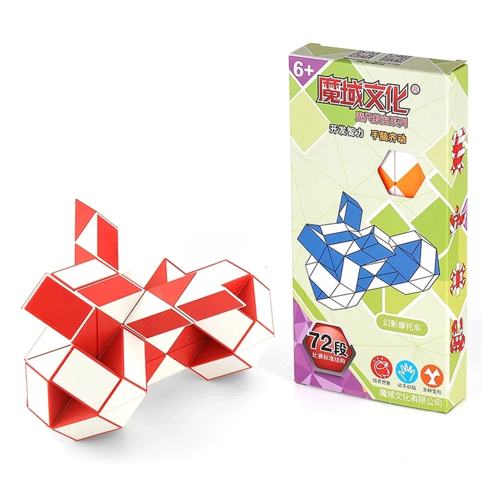 Moyu Cubing классные 72 скоростные кубики змеи твист волшебный пазл игрушки для детей