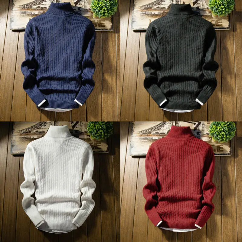 Новинка мужской свитер пуловер 2019 мужские повседневные облегающие свитера