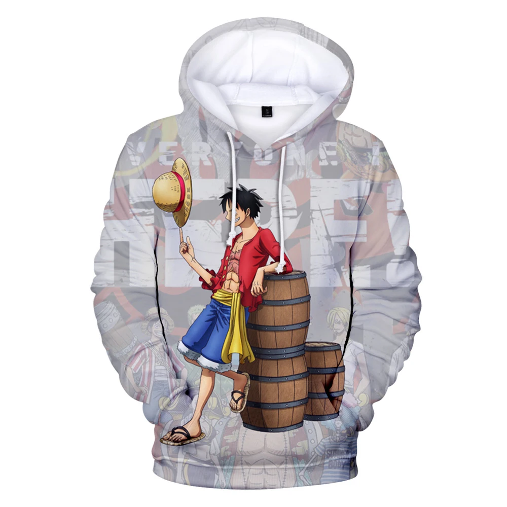 

Hot Sale One Piece Children Hoodie Boys/Girls Autumn Winter Fashion Harajuku Style Anime Hoodie 3D Print One Piece Kid's Hoodies